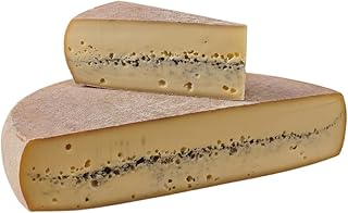 Morbier AOP fromage fermier du Haut Doubs - 500gr - Fabrication traditionnelle au lait cru de la Franche-Comté - Affinage 5-6 mois